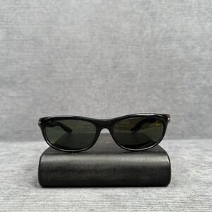 Nikon NK4780-1 Vintage Black Rectangular Y2k Sunglasses Made in Japan 62-19-130